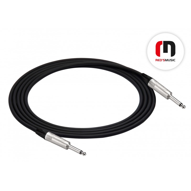 Reds Music  GCN1105 Kabel Instrumentalny - STANDARD Neutrik - Jack mono / Jack mono długość 0.5 m